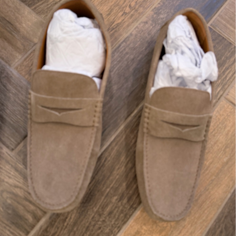 Brooks Brothers Suede Tan Loafers